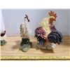 Image 5 : lot of hen & rooster decorations
