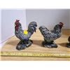 Image 2 : lot of hen & rooster decorations