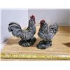 Image 3 : lot of hen & rooster decorations
