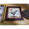 Image 3 : hen & rooster trivets & picture