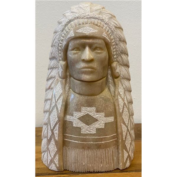 Alabaster Sculpture by Navajo Carving Artist Leonard Howard