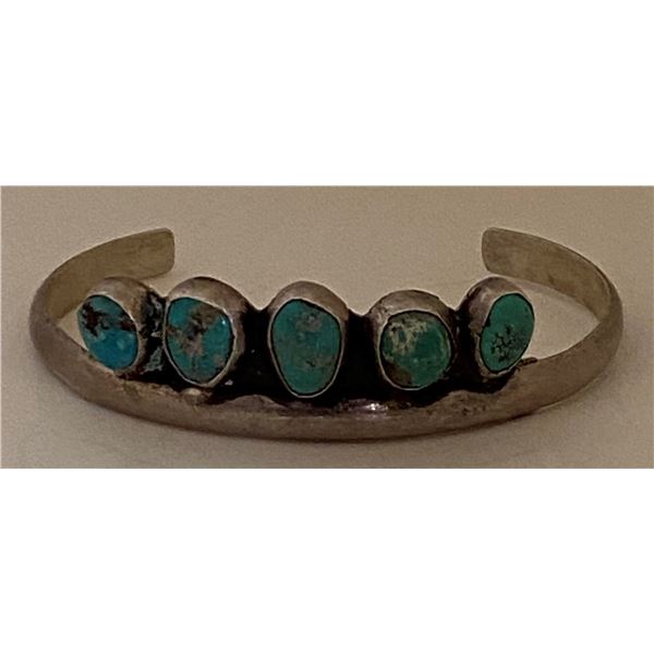 1930’s 5 Stone Cuff Bracelet