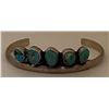 Image 1 : 1930’s 5 Stone Cuff Bracelet