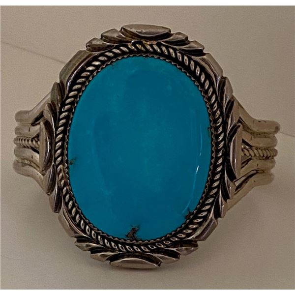 Navajo Artist Ervin Tsosie Sleeping Beauty Cuff Bracelet
