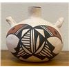 Image 1 : Vintage Acoma Canteen with Bird Motif and Open Field