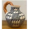 Image 1 : Nice Acoma Fine Line Polychrome water picture with handle