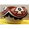 Image 3 : Scalloped Miniature Bowl created signed M. Loretto of Jemez Pueblo