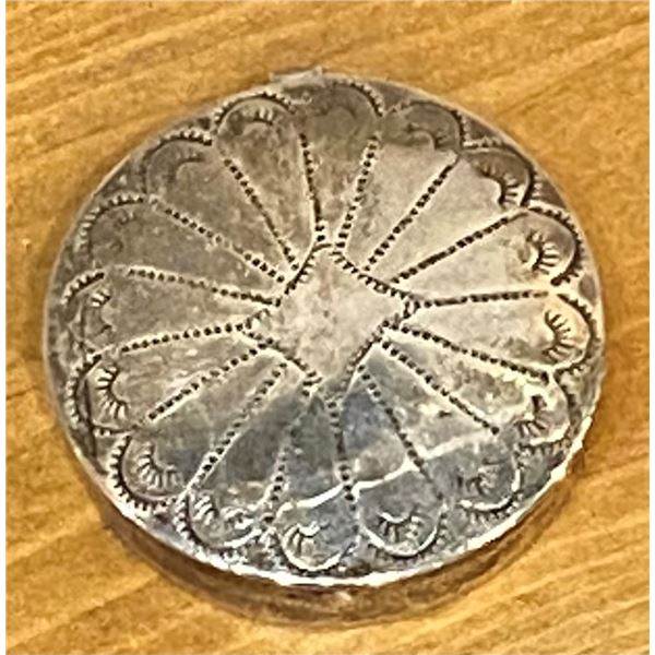 Sterling Silver Round Pill Box