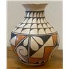 Image 4 : Acoma Polychrome Jar with Pie Crust Rim by Israel Patricio