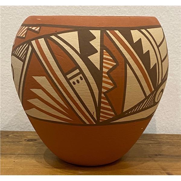 Jemez Pottery Jar signed MC