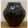 Image 1 : Santa Clara Master Potter Stella Chavarria Carved Jar