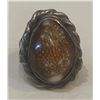 Image 1 : Vintage Tortoise Shell and Sterling Ring