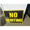 Image 1 : No hunting sign and windshield shade