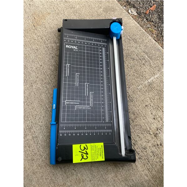 Royal paper cutter