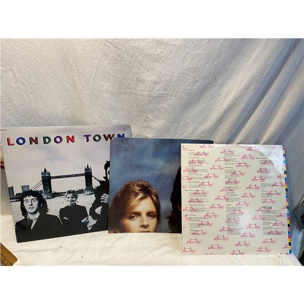 London Town record with poster