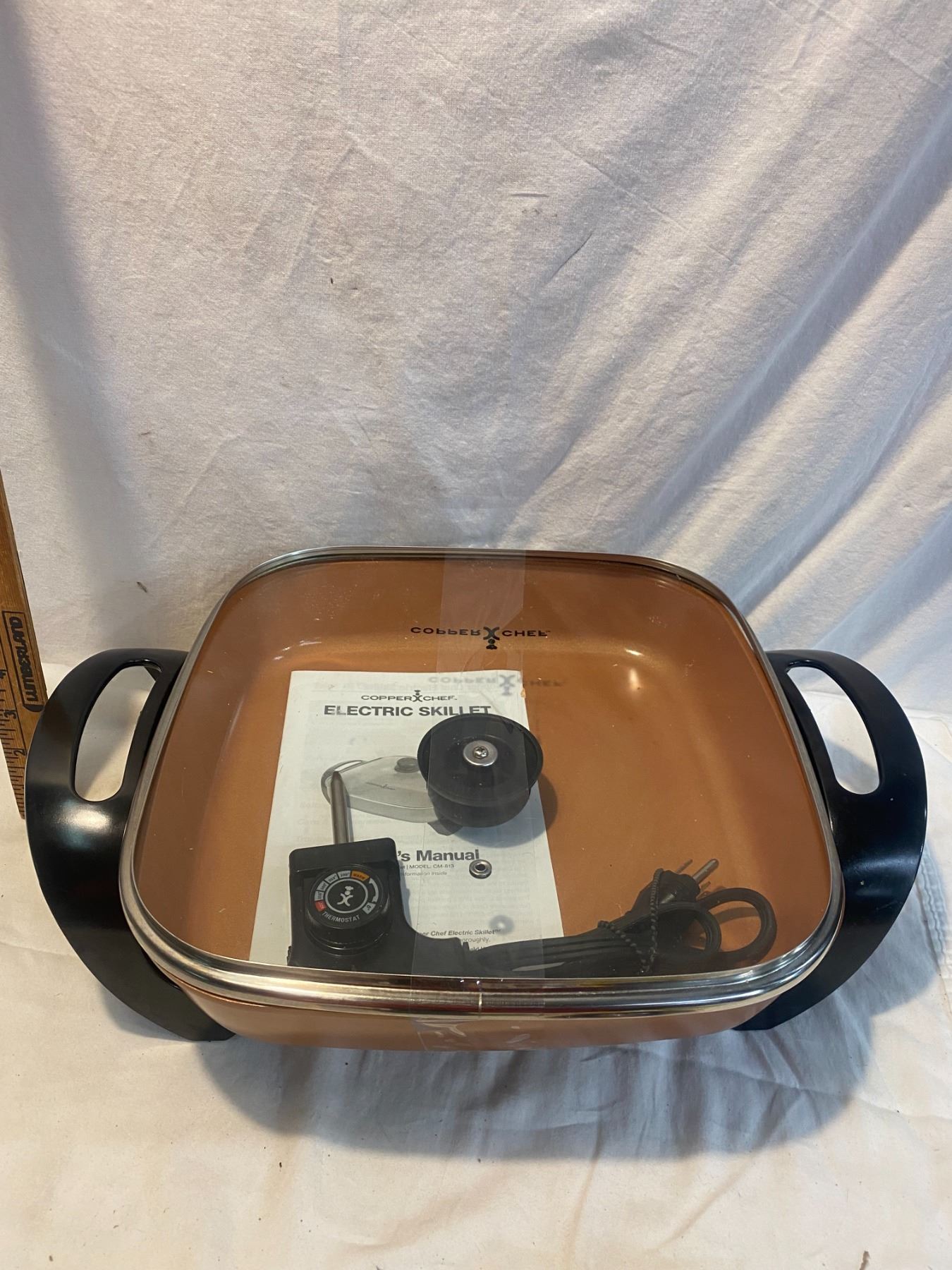 Copper chef electric skillet