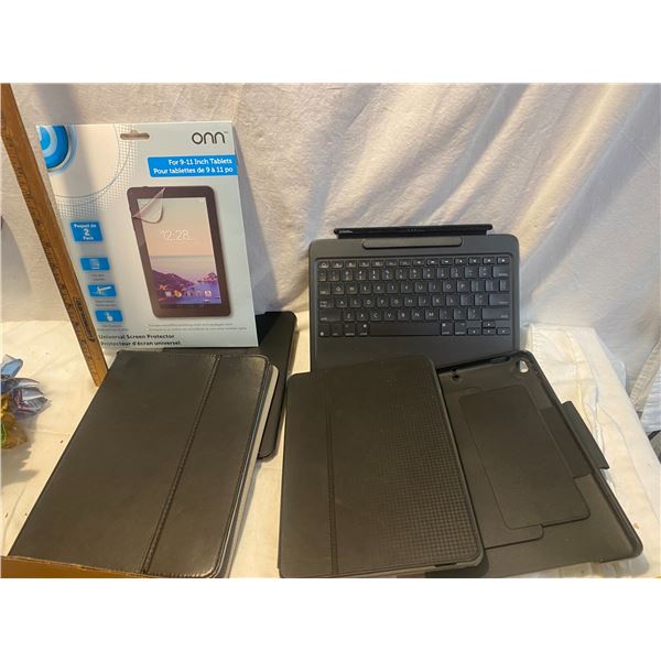 Keyboard and cases and screen protector