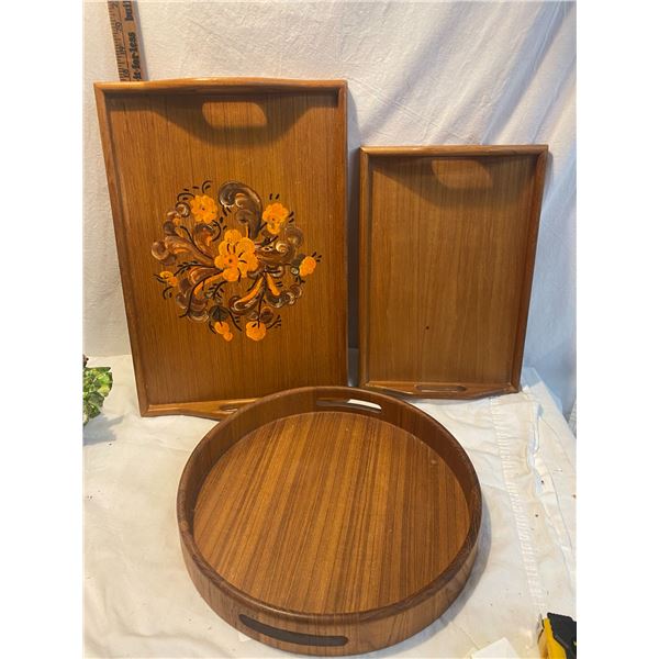 Teak trays