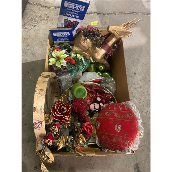 Assorted Christmas decorations