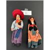Image 1 : 2 Vintage Handmade 1960s Mexican Dolls