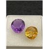 Image 2 : Amethyst Citrine Combo 9.55CT Various Sizes Oval Cut Loupe Clean Brazil Untreated