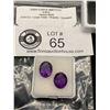 Image 1 : Dark Purple Amethyst 9.46CT Various Sizes Oval Cut Loupe Clean Uruguay Untreated