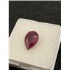 Image 2 : Natural Ruby 4.165CT 12.05 x 8.08 x 4.63mm Pear Cut Opaque Madagascar Untreated