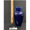 Image 1 : Blue on Blue West German Vase Stamped 523 - 18