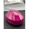 Image 2 : Polished Rough Mineral Ruby 268.50CT 43 x 31 x 23mm Oval Cut Madagascar Untreated