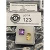 Image 1 : Amethyst and Citrine Concave Master Cut 5.46CT Various Sizes Cushion Cut Loupe Clean Brazil Untreate