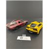 Image 2 : 2 x 1:24th Scale Corvette Diecast Cars