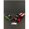 Image 1 : 2 x 1:24th Scale Diecast Cars Truck and Mustang