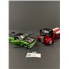 Image 3 : 2 x 1:24th Scale Diecast Cars Truck and Mustang