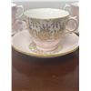 Image 2 : Lot of 3 Vintage Pink Teacups and Saucers. Colclough and Royal Vale. Great Condition