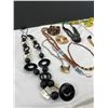 Image 2 : Vintage Jewellery Lot Mother of Pearl Wood Beads Etc.