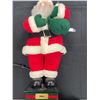 Image 1 : 2 Foot Light Up Animated Santa Claus