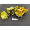 Image 1 : Lot of 2 Vintage Tonka Toys Dump Truck and Loader