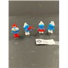 Image 1 : Lot of 4 Vintage Smurf Toys