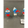 Image 2 : Lot of 4 Vintage Smurf Toys