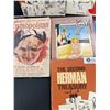 Image 2 : Lot of 6 Vintage Books Including The Second Herman Treasury Etc