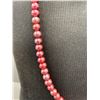 Image 2 : Lovely Deep Purple Genuine Freshwater Pearl Necklace 24" Long