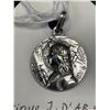 Image 2 : Antique J.D'Arc Silver French Catholic Medal By the Famous Sculptor F.P. Lassere Signed on the Botto