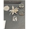 Image 2 : Lot of Various Sterling Silver Jewelry