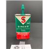 Image 2 : Full 39 Cent Singer Sewing Machine 4 Ounce Oil Tin