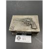 Image 1 : 4 x 3 x 2" Trinket Box with Embossed Gun on Top