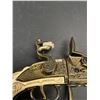 Image 2 : Flintlock Double Barrel Flip Over Replica Gun Circa 1800 England Not a Real Gun