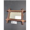 Image 1 : Small Rustic Victorian Shaving Mirror Circa 1880- 1890