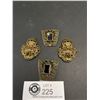 Image 1 : 2 Pairs of Art Deco Dress Clips