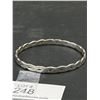 Image 3 : Double Twist Sterling Bangle