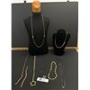 Image 1 : Lot of Quality Gold Plated Necklaces and Bracelets